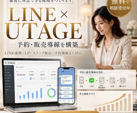 美容業界専門｜予約・売上につながる導線を構築します Instagram→LINE→予約・販売を仕組み化 イメージ1