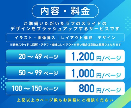 大量のパワポ資料をブラッシュアップします セミナー・eラーニング等｜大量ページ制作に イメージ2