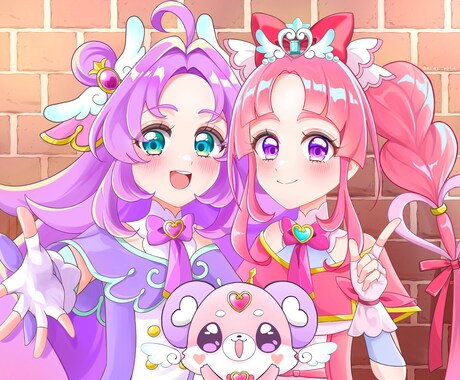 華やかで明るい雰囲気のイラスト描きます ・商用利用OK ・YouTubeサムネイル・アイコンなど イメージ2