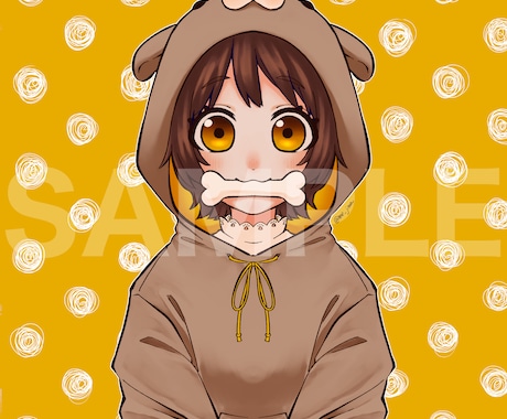 修正無制限！アイコンにぴったりのかわいい子描きます ポップなイラストから繊細なイラストまで幅広く描きます！ イメージ2