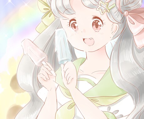 イラスト制作☆可愛い萌え系タッチで描きます SNS用アイコン、ヘッダー、似顔絵、1枚イラストなどに♪ イメージ2