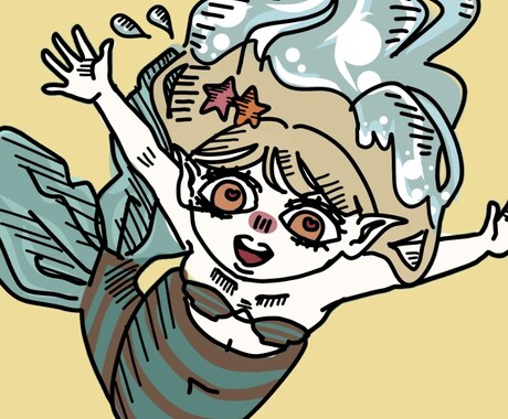 ユーモアでポップな可愛いイラストを描きます パッと目を引くカラー、デザインで目を惹くイラストを制作します イメージ1