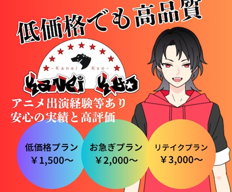 アニメ出演経験ありの声優がナレーション等承ります 高品質で丁寧な仕事を心がけています。 イメージ1