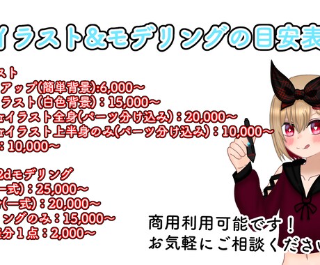 商用利用ok！可愛いイラスト製作いたします キャラデザやファンアートのご依頼もご相談ください！ イメージ2