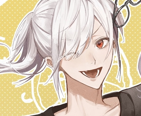 アイコンイラスト作成します 目を引くようなSNSアイコンイラストをお描きします！ イメージ2