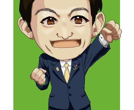 SNSや印刷物で映える似顔絵描きます アイコン、広告、額装など用途は様々！ イメージ2