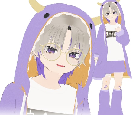 立ち絵のみOK！VRoidで3D化します VTuberさん向け！キャラデザからも承ります イメージ1