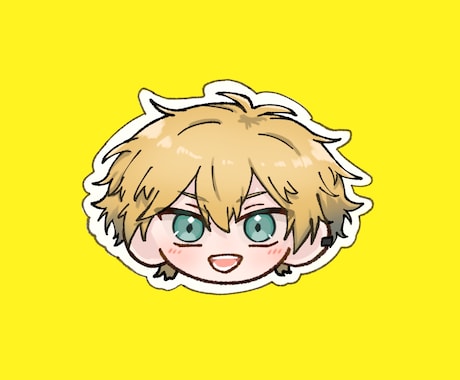 デフォルメでSNSのアイコン書きます イメージ1