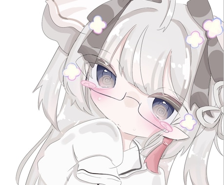 SNSアイコンなど女の子のイラストさくせいします イメージ1