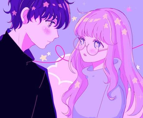 可愛いイラスト描きます 女性向けのイラストが得意です！ イメージ2