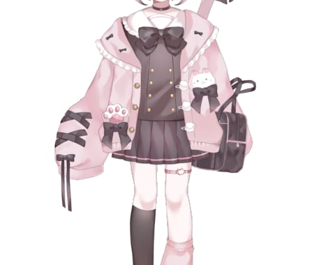 キャラクターの制作(人外可)致します ゲームキャラクターの制作、IRIAMで使う立ち絵の制作します イメージ1