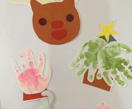 小さいお子さん向けのプレゼントお作りします 手形アートで赤ちゃんとの素敵な思い出を作ります。 イメージ2