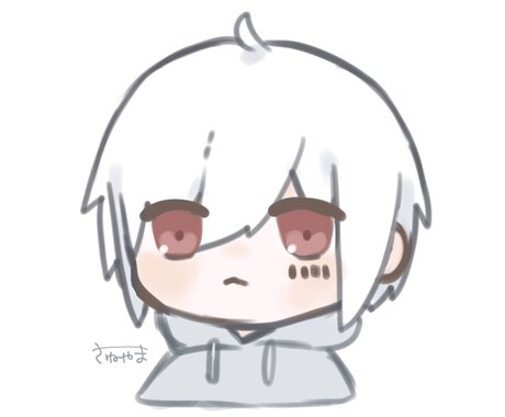 かわいいミニキャラ描きます SNSのアイコンや動画に使用可能なミニキャラ描きます！ イメージ1