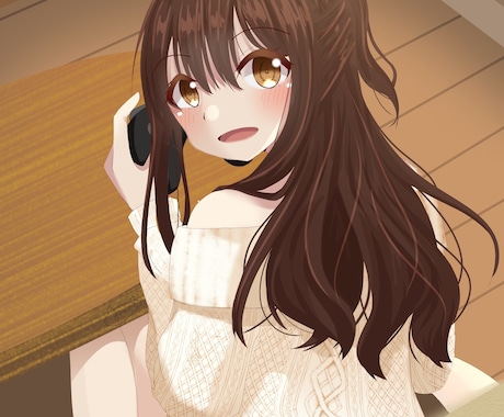 可愛い女の子のイラスト描きます アイコン、サムネイルイラスト、1枚絵など(商用利用可) イメージ1