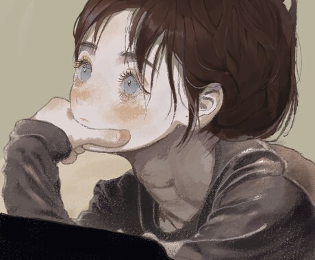 雰囲気のある綺麗で可愛いイラストお描きします SNSや動画に。一枚絵も承っております！ イメージ2