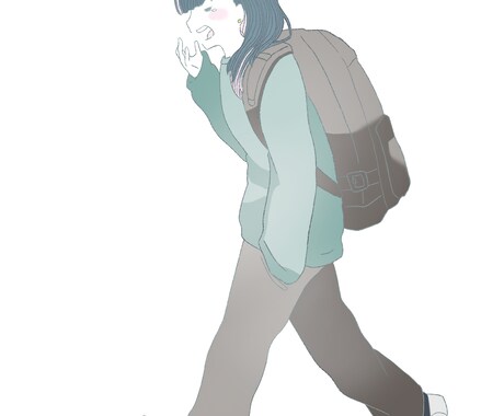 あなただけのSNSアイコン制作いたします シンプル可愛いイラストで自分のSNSを表現してみませんか イメージ2