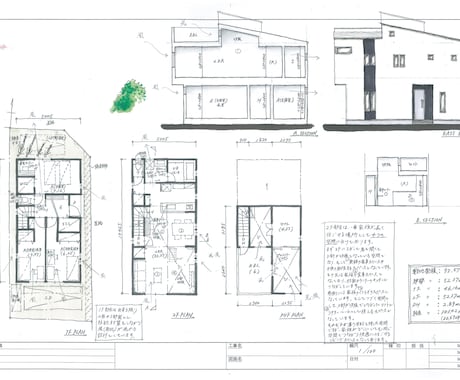 設計者が住宅のスケッチプランを作成します 豊かな心に 豊かなデザイン お気軽にどうぞっ‼︎