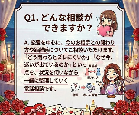 彼の本音と性質から関わり方を整理します 彼の性質から、今の距離感を整える イメージ2