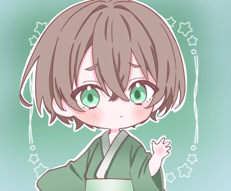 ふんわり可愛いオリジナルイラストお描きします ＊色んな用途に使いやすいアイコンなどを丁寧にお描きします イメージ2