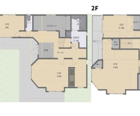 建築前の不安解消！あなたの間取りを3Dにします 想像と実際のズレをなくす！分かりやすい3Dパースを作成 イメージ2
