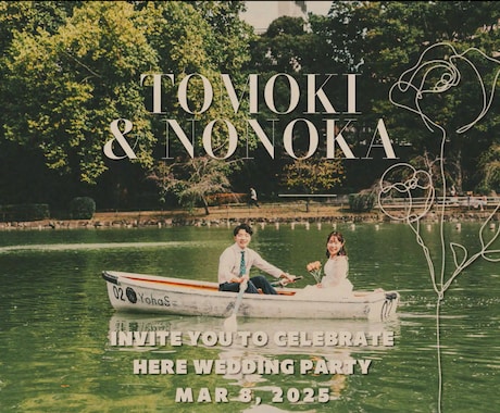 写真送るだけ！結婚式のオープニング動画つくります ★大切な瞬間に寄り添う映像を、実体験からお届け★ イメージ2