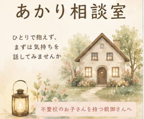 不登校の悩み　寄り添い　お話しお聞きします 息子の突然の不登校　接し方を工夫することで　約半年で復帰！ イメージ1
