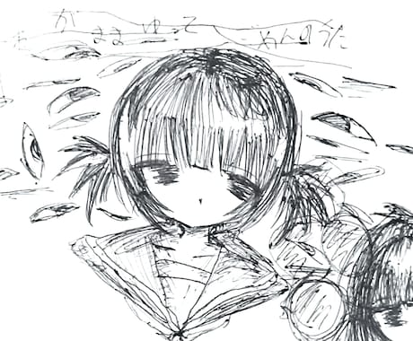 イラストの依頼を受付けます モノクロのイラスト写真になります☆*。 イメージ2