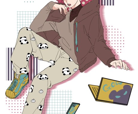 TRPGの立ち絵や全身絵を描きます かわいくてかっこいい全身絵です イメージ2