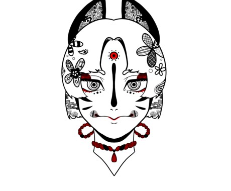 創作キャラのイラストを描きます かっこいい雰囲気、シックな雰囲気 イメージ2