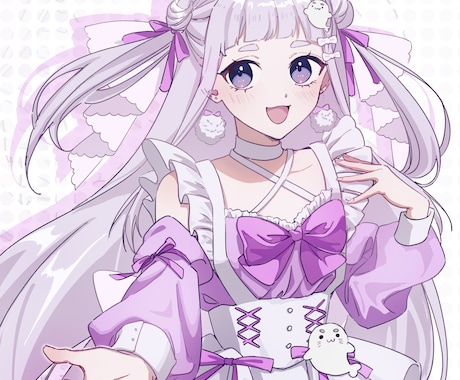 アニメ風のイラスト・アイコンを制作します SNSで映えるアイコン・キャラ一枚絵をアニメ風で描きます イメージ1