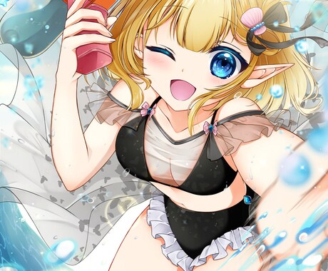配信用立ち絵から一枚絵などお描きします 女性でも男性でも！あなたの魅力を引き出すイラストを描きます！ イメージ1