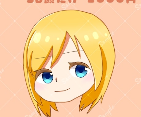 デフォルメイラスト描きます デフォルメ、ミニキャラを描きます イメージ1