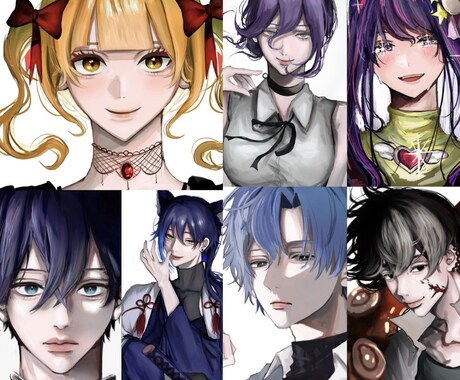 可愛くかっこよく美しいイラストをお安く提供します お顔がかっこいい男の子が得意です♪細かな要望も取り入れます！ イメージ2