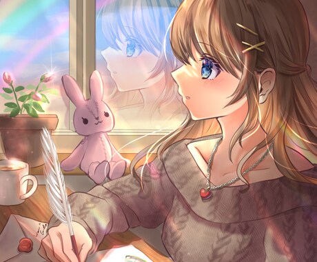 かわいい女の子のイラスト作成します SNSや動画で目を引くかわいいイラストを！ イメージ2
