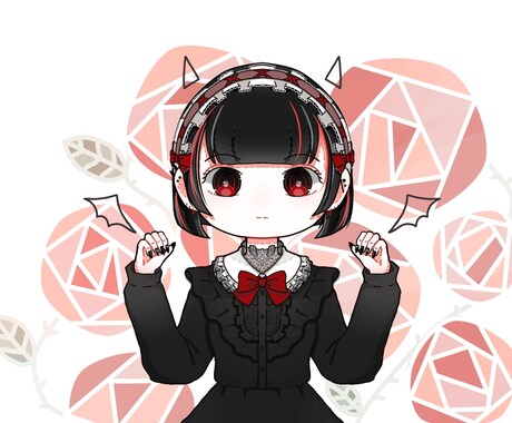 アイコンなどかきます アニメ風の絵柄でイラストを描きます！ イメージ1