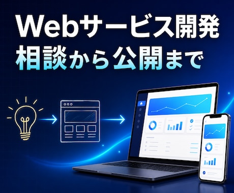 アイデアを動くWebサービスにします AIが苦手な方も相談から公開まで丁寧に伴走 イメージ1
