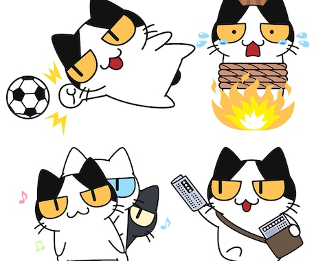 商用OK!ポップで可愛いキャラクターを描きます SNSのアイコンやお店のイメージキャラクターを作りませんか? イメージ2