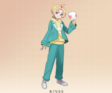 キャラクター立ち絵作成します 明るく可愛いキャラでTRPGや配信を彩ります イメージ2