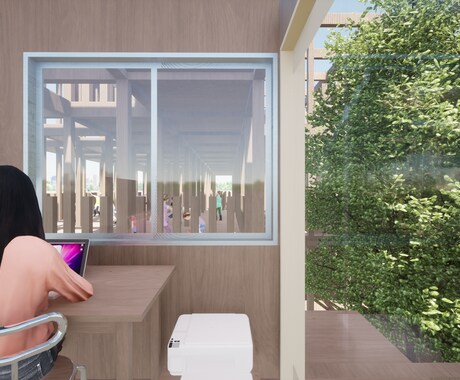 3Dパース作成をします 図面とスケッチがいただければ建物のパースを作成します。 イメージ2