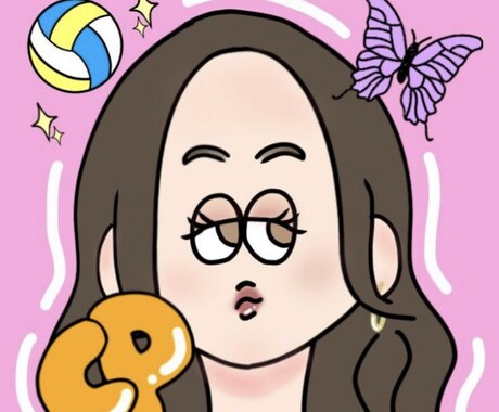 ポップな似顔絵アイコン描きます 1日で仕上げることも可能あなたの魅力溢れるイラスト描きます イメージ1