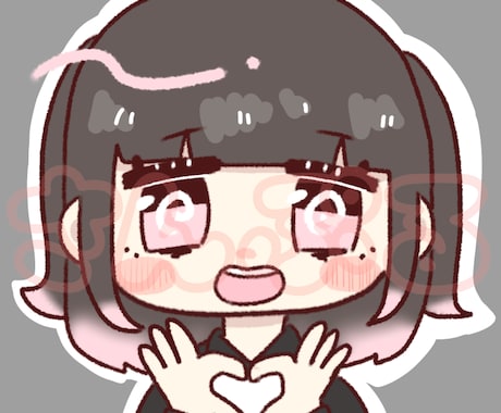 あなただけのSNSアイコン描かせて頂きます ゆるっとしたかわいいイラストが好きな方におすすめ！ イメージ2
