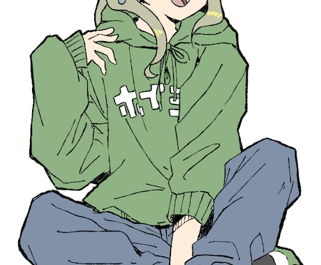 線画強め、見やすく可愛いイラストを制作致します 美術大学卒業生が見栄えするイラスト制作致します！ イメージ2