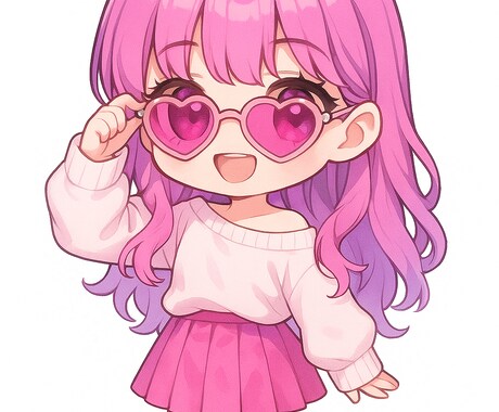 色々使える立ち絵&アイコンイラストを制作します 表情差分も対応可能！オリジナルキャラクターの魅力を引き立てる イメージ2
