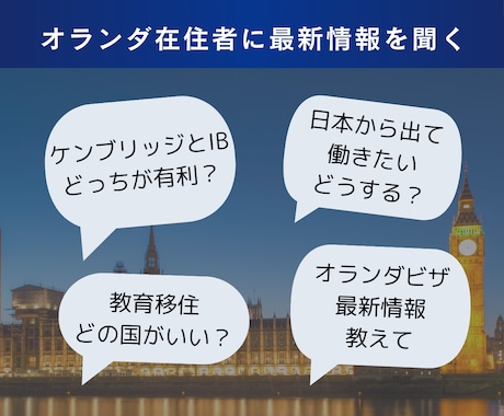 インターナショナルスクール進学・海外移住応援します インター校進学、教育移住・海外移住を実現しましょう！ イメージ2