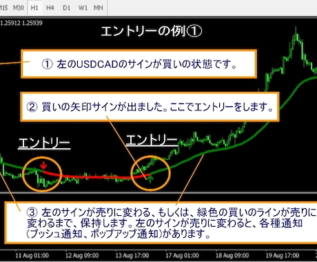 FX最強の秘伝ロジックの手法を伝授します 4種類のFXインジケーターで通貨を徹底攻略！ イメージ2