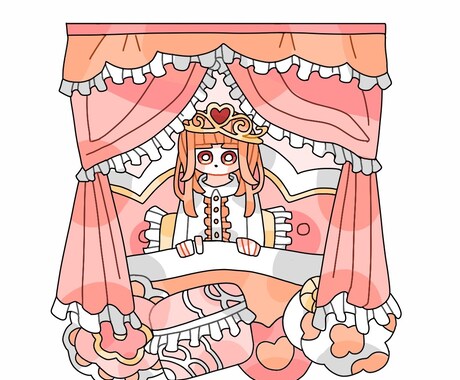 可愛いイラストお描きします ポップで柔らかい絵柄であなたのためのイラストを。 イメージ2