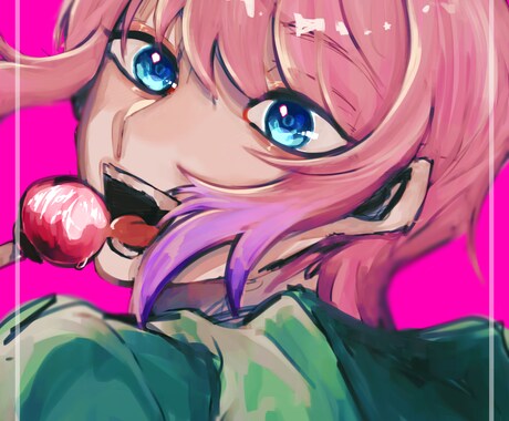 絵を描きます SNSのアイコン作成中心にイラストのご依頼を承ります。 イメージ2