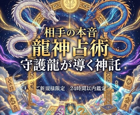 龍神占術、恋愛・復縁・ご縁の行方を龍神が導きます 他の占いで悪い結果が出ても龍神占術はいい方向に導きます イメージ1