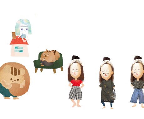 キャッチーでおしゃれなイラストお描きします SNSのアイコン、webサイトで映えるよう作成いたします！ イメージ2