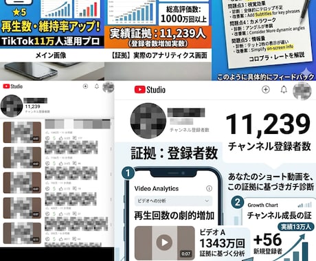 YouTubeのショート動画をガチ診断します ​Tiktok11万人超え!!3年のノウハウでズバッと分析 イメージ1